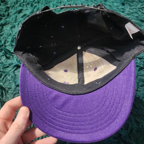 Vintage Alan Jackson Country Music Snapback Hat – Black & Purple Made in USA - Picture 6 of 6